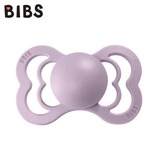 BIBS Supreme ukľudňujúci cumlík hevea guma 6m+ ružová Lilac