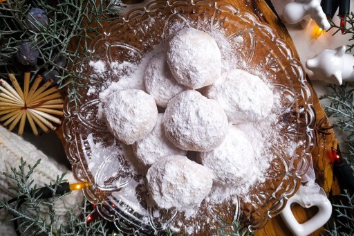 Kourabiedes Kandylas sušienky (140g) 4x35g, grécke mandľové sušienky
