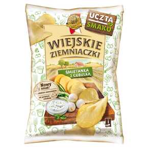COUNTRY CHIPS ZEMIAKY KRÉM A CIBUĽA 13