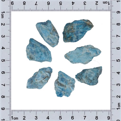 APATITE modrá prírodná hrudka surová 5g-10g