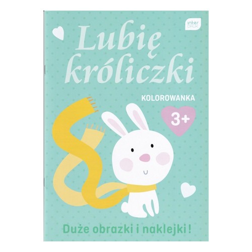 Omaľovánka A4 s nálepkami MÁM RÁD