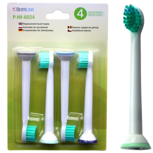 Hlavy zubnej kefky Philips ProResults mini HX6024 4 kusy - náhrada
