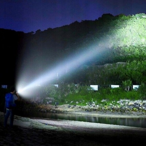 VÝKONNÁ LED COB ZOOM USB TAKTICKÁ BATERKA