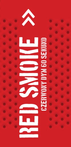 Červená dymová sviečka - CS1807C