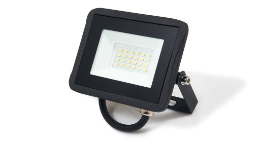LED SVETLOMET 20W ČIERNA BEZ CR 6000K