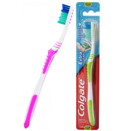 Stredná zubná kefka Colgate Extra Clean