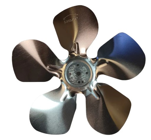 Vrtuľa ventilátora, kovová 200mm 34°, 10W motor