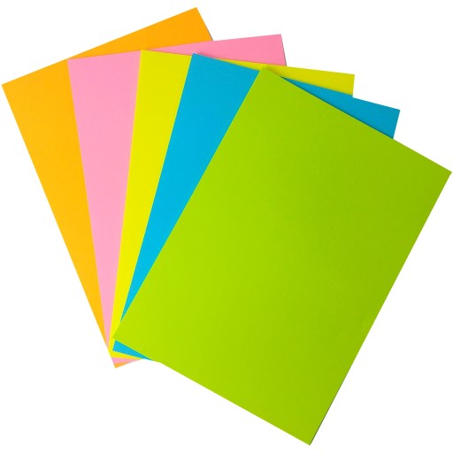KOPÍROVACÍ PAPIER A4/100 listov NEON MIX FARBY
