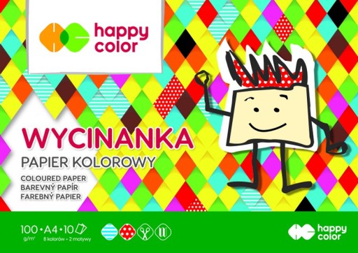 HAPPY COLOR BLOCK FAREBNÝ VÝREZ A4 10.ARK 100G