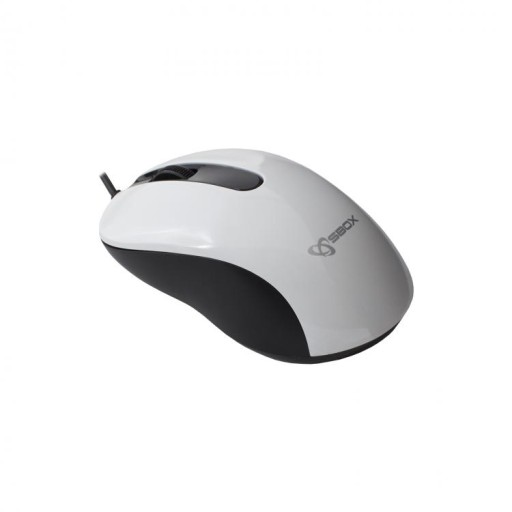 SBOX M-901W biela drôtová myš