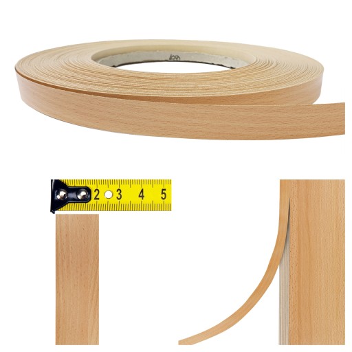 Nábytková hrana 21 mm široká páska dyha DIY