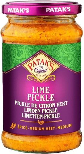 Nakladané indické limetky stredne pálivé 283g PATAK