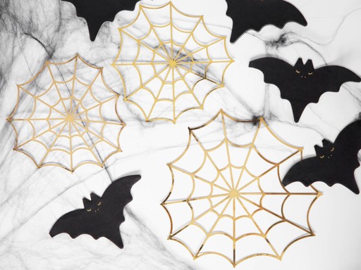 Halloweenske ozdoby Pavučiny 3 ks Konfety
