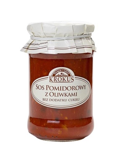 Paradajková omáčka s olivami 340g KROKUS