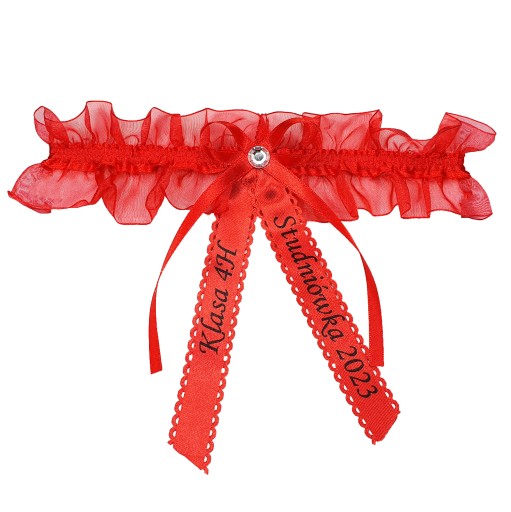 Podväzky PROM RED meno, dátum