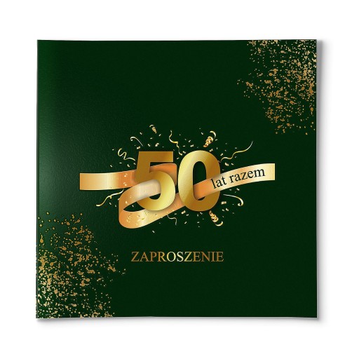 Pozvánka na 50. výročie svadby, zlaté výročie
