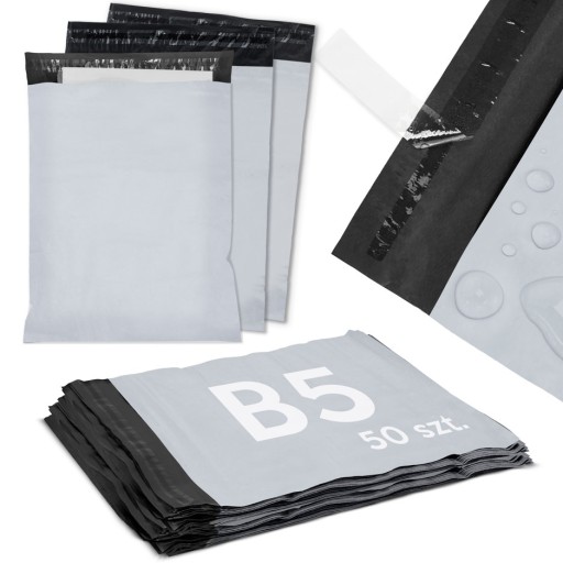 FOLIOPAK B5 kuriérske tašky 190x250 50 ks