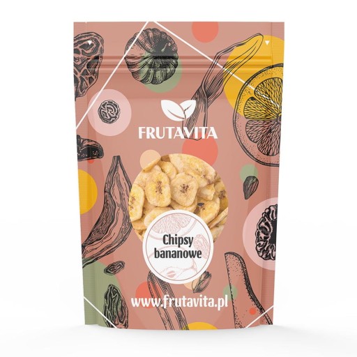 BANANA CHIPS sušený banánový snack 1kg