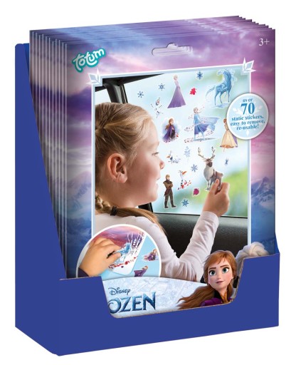 Polepy okien Totum, opakovane použiteľné autosklá, Frozen Disn