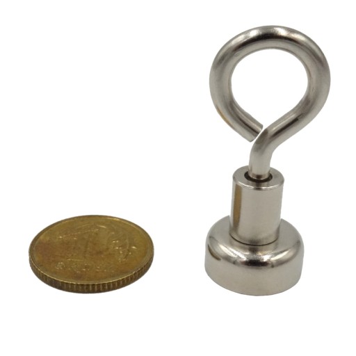 Neodymový magnet 12x5 mm 2,5kg s držiakom EAR