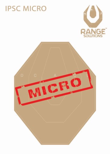 IPSC Micro strelecké terče 50 ks