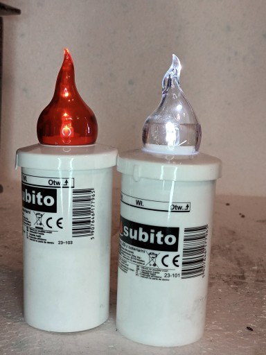 LED vložka do sviečok Subito S 6 15,7 cm