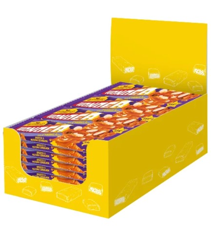 Oriešková tyčinka v mliečnej čokoláde Wonder 40g