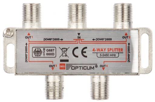 RI-4/1F-SAT-OPTI OPTICUM SPLITTER