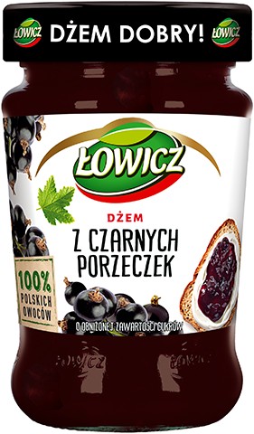 ŁOWICZ Džem z čiernych ríbezlí 280g