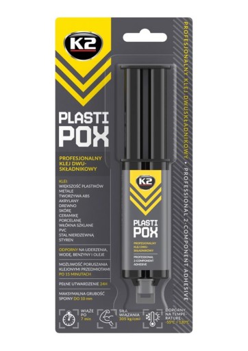 K2 PLASTIPOX PLASTOVÉ LEPIDLO ZVÁRANIE PLASTOV