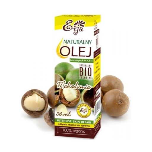 Etja organický makadamiový olej 50 ml vyživuje a hydratuje