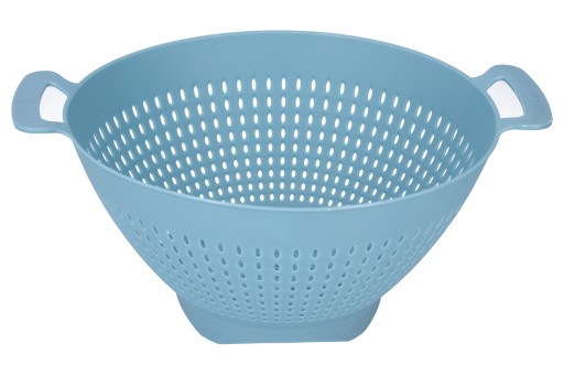 CEDNÍK KUCHYŇSKÝ CEDNÍK UNIVERZÁLNY CESTOVINOVÝ CEDNÍK 23,5 CM 2,8 L MODRÁ.