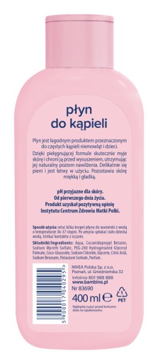 BAMBINO tekutý kúpeľ pre deti 400ml