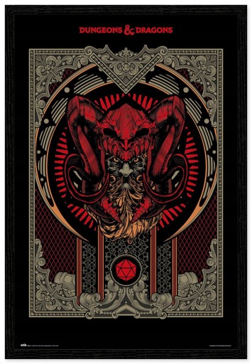 Plagát Dungeons and Dragons Handbook 61x91,5 cm