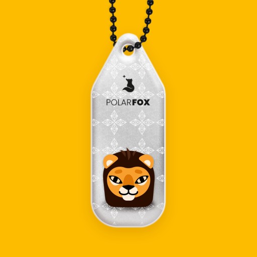 Reflexné prívesky 4+1 ks Frendo Safari PolarFox
