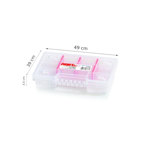 Organizérový box s priehradkami 19,5 x 15,5 x 3,5 cm