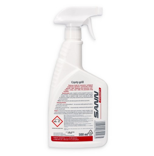 TEKUTINÁ NA ČISTENIE GRILOV 0,5L SANN PROFI