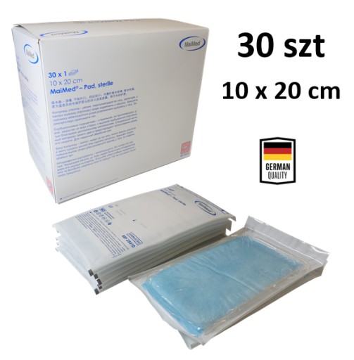 VYSOKO ABSORPČNÝ STERILNÝ KOMPRES 10X20 NEMECKY 1 KS