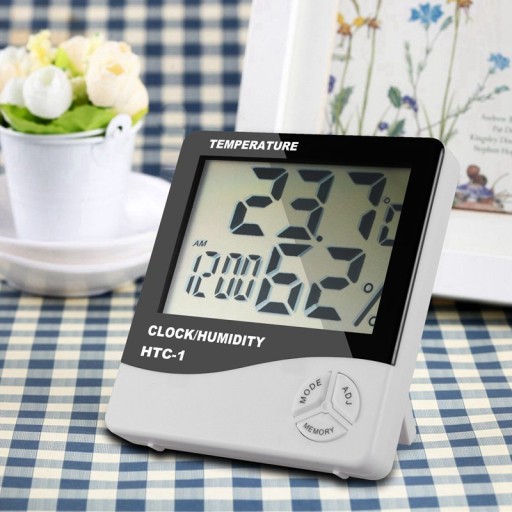 DIGITÁLNY vlhkomer TEPLOMER ELEKTRONICKÁ METEOSTANICA