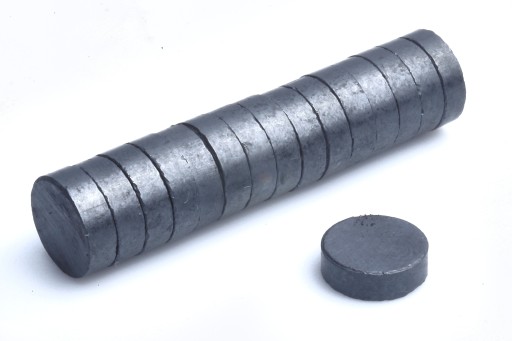 Cylindrický feritový magnet MW 10x3 F30, sada 25 kusov