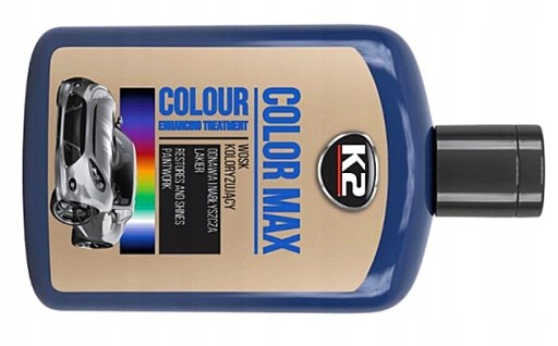 H8I95 MAX Farbiaci vosk 200ml námornícka modrá K2 COL