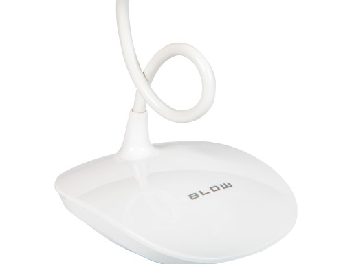 LED ŠKOLSKÁ NOČNÁ STOLNÁ LAMPA, USB STOJAJÚCA, BIELA, OHYBNÁ, HQ