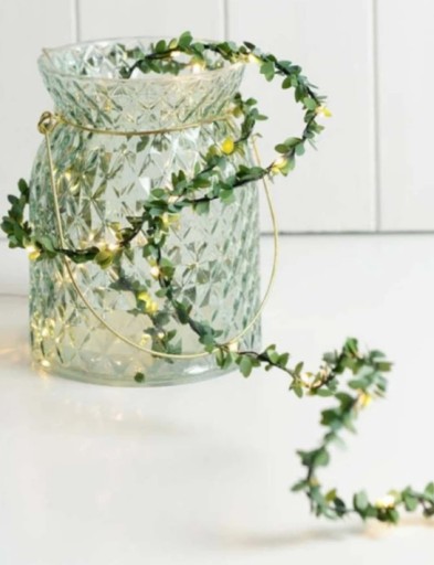 BOXwood LED listová girlanda na drôte