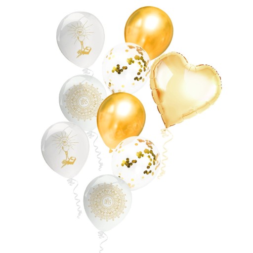 IHS BOUQUET SET balónikov na prijímanie CONFETTI 9 ks