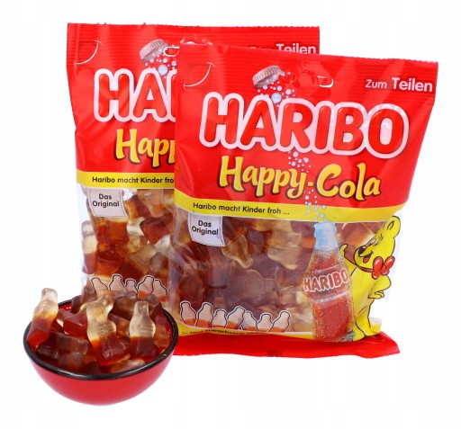 Haribo Happy Cola želé 175g DE
