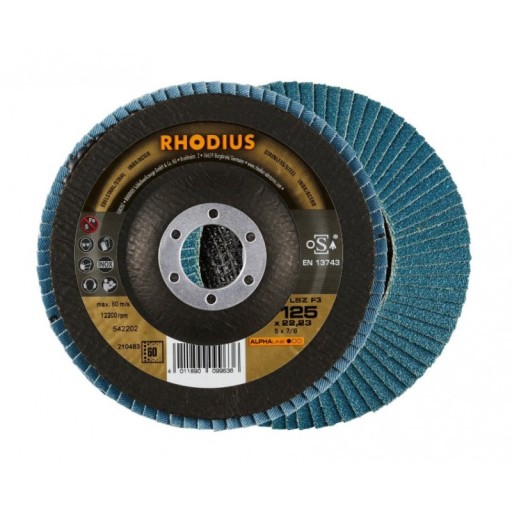 Rhodius lamelový kotúč 125x22,23 mm gr 60