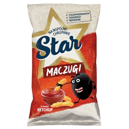 Star Snaki Clubs Kečupové chrumky Snacks 3x80g