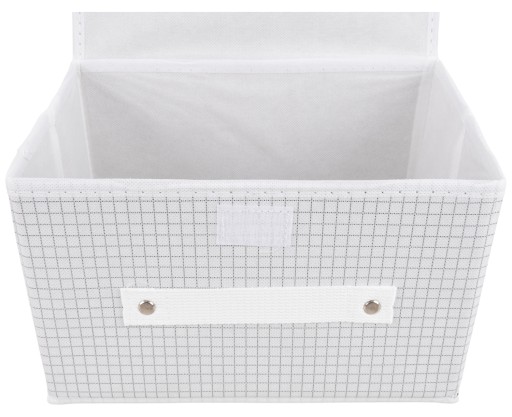 NÁDOBA SO SUCHÝM CESTOM NA ORGANIZÁTOR PRÁDLA TEXTILNÁ KRABIČKA NA ŠATNÍK 26x20x16