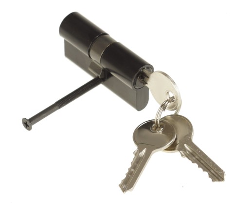 VLOŽKA 3 KĽÚČE BLACK MOSADZ 30/30 MM