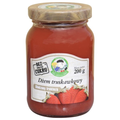 JAHODOVÝ DŽEM BEZ CUKRU, 100% PRÍRODNÝ